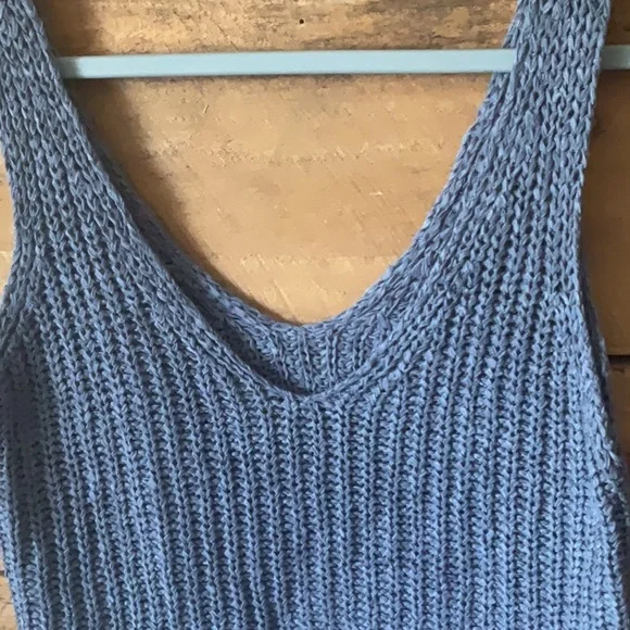 Blue Knit Women's Top - Picture 5 of 5